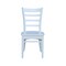 International Concepts Set of 2 Emily Side Chairs, White C08-617P - alternate 2